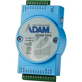 ADAM-6052 16-Kanal Source tipi İzole Dijital I / O Modbus TCP Modülü