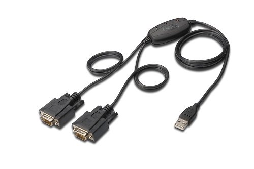 Digitus DA-70158 USB 2.0 - 2 x RS232 (Seri) Çevirici Kablosu