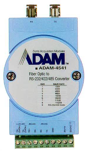 ADVANTECH ADAM-4541 Çok modlu Fiber Optik, RS-232/422/485 Dönüştürücü