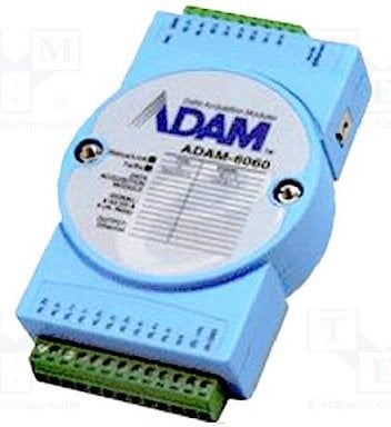 ADVANTECH ADAM-6060 6-Kanal Dijital Giriş ve 6 Kanal Röle Modbus TCP Modülü