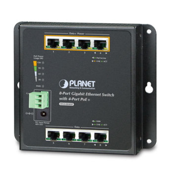 Planet PL-WGS-804HP Endüstriyel  Poe Switch