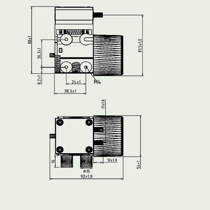 730 EC-BL-VD Eksantrik Diyaframlı Pompalar730 EC-BL-VD Eksantrik Diyaframlı Pompalar